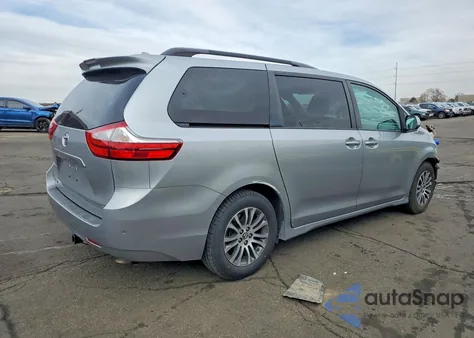 2018 Toyota Sienna Xle from USA, damaged, VIN 5TDYZ3DCXJS921073